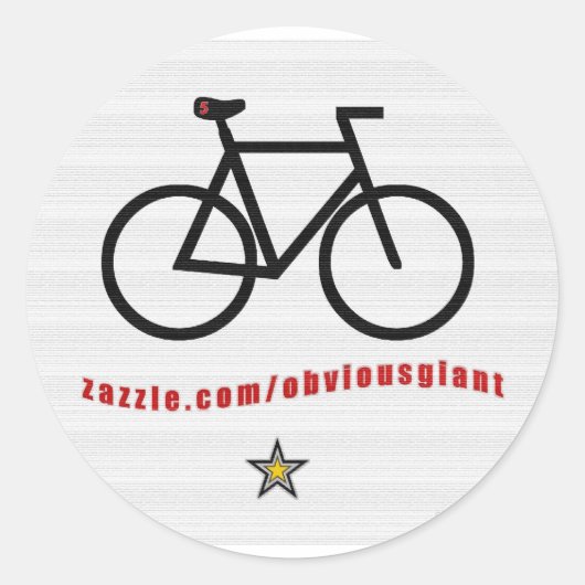 Z-kopie Ronde Sticker (Voorkant)