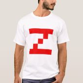Z Letter Pixel T-shirt (Voorkant)