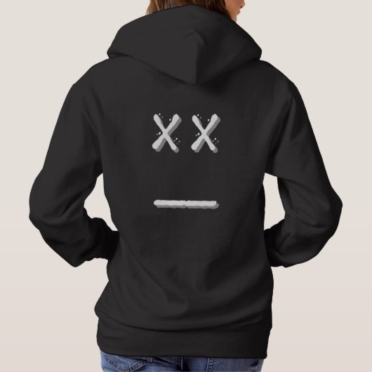 Z Leven, Zombie serie Dode Dame Meisje Hoodie (Achterkant)