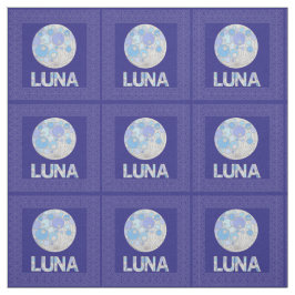 Z Luna de volledige maan blauw en Paarse ruimtebee Stof