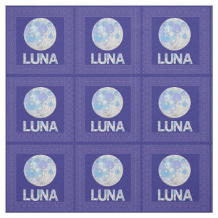 Z Luna de volledige maan blauw en Paarse ruimtebee Stof