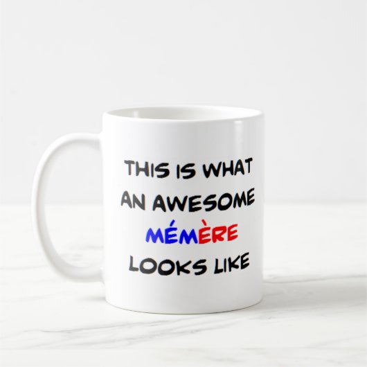 z memere, geweldige koffiemok (Links)