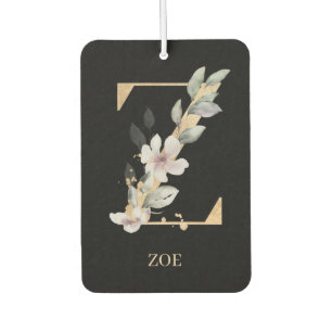 Z Monogram Floral Aangepast Luchtverfrisser
