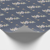 Z Monogram Floral wrapping Paper Cadeaupapier (Hoek)