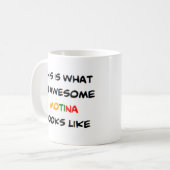 z motina, geweldige koffiemok (Voorkant links)