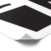 Z naar de vuilnisbak (poster) poster (Hoek)