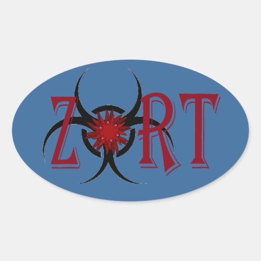 Z.O.R.T. Ovale Sticker (Voorkant)
