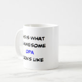 z opa, geweldige koffiemok (Voorkant links)