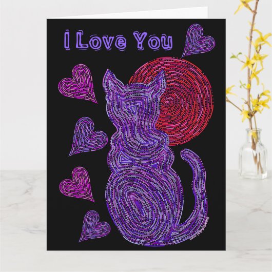 Z Paarse Kat en het Jubileum van de Minnaar van de Kaart (Gele Bloem)