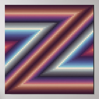 Z-patroon Poster