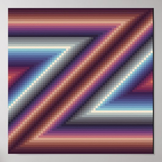 Z-patroon Poster (Voorkant)