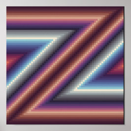 Z pattern poster