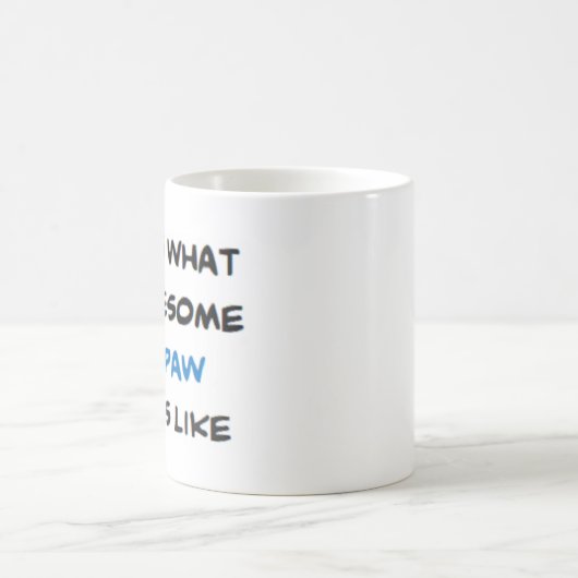 z pawpaw, geweldige koffiemok (Center)