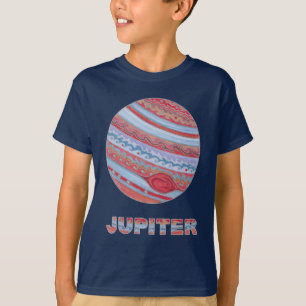 Z Planet Jupiter Geektastische Shirten en kleding T-shirt