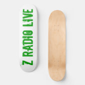Z Radio Live Skatebored Persoonlijk Skateboard (Voorkant)
