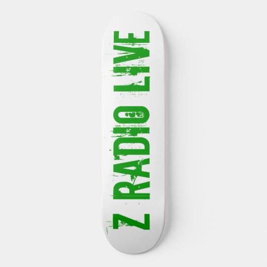 Z Radio Live Skatebored Persoonlijk Skateboard (Voorkant)
