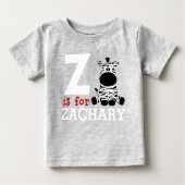 Z staat voor Zachary & Kinder naam Personalized (Voorkant)