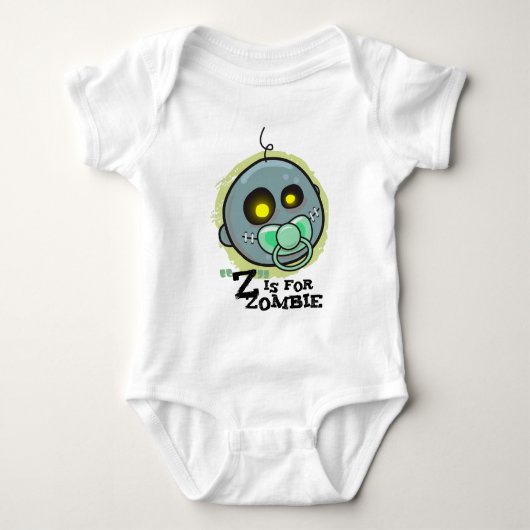 Z staat voor Zombie (Baby Boys) Romper (Voorkant)