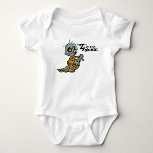 Z staat voor Zombie (boys) Baby Creeper Romper (Voorkant)