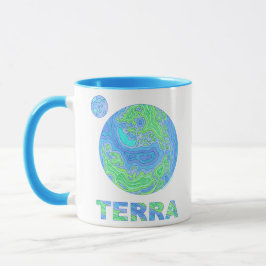 Z Terra Earth Art Coffee Mok Cup