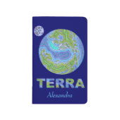 Z Terra Earth Space Geek Persoonlijk laptopvak Journal (Voorkant)