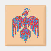 Z Thunderbird Native Amerikaanse symboolmagneet Magneet (Voorkant)