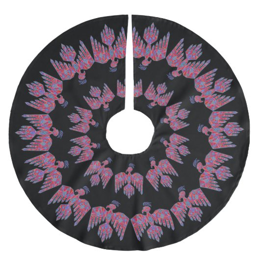 z Thunderbird Southwest Art Native American Symbol Kerstboom Rok (Voorkant)