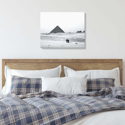 Z&W Piramides Canvas Afdruk (Insitu (Slaapkamer))