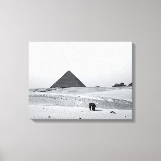 Z&W Piramides Canvas Afdruk (Voorkant)