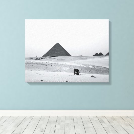 Z&W Piramides Canvas Afdruk (Insitu (Houten vloer))