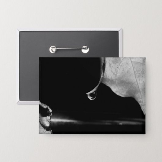 Z&W - Regendruppel Button (Voorkant / Achterkant)