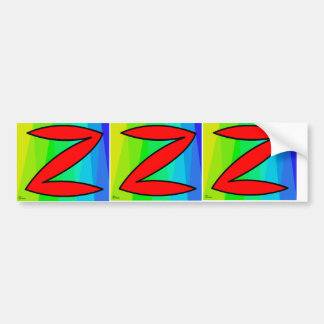 Z, Z, Z BUMPERSTICKER
