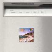 ZA009 CLIFTON, Panorama, Zuid-Afrika, Fridge Magneet (Insitu (Vaatwasser))