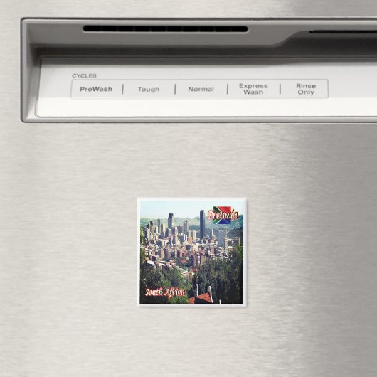 ZA020 PRETORIA, Zuid-Afrika, Fridge Magneet (Insitu (Vaatwasser))