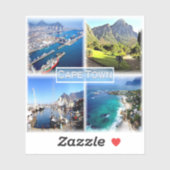 ZA Kaapstad - haven Kaapstad - Clifton - Sticker (Vel)