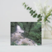 ZA, Peru, S.H. Machu Picchu, Waterval en wolk Briefkaart (Staand voorkant)