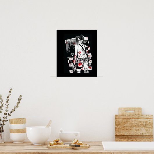 ZA Shelly: Zombie Hunter Print (Keuken)