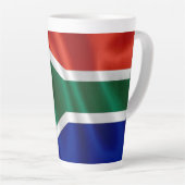 ZA Vlag Latte Mok (Rechterhoek)
