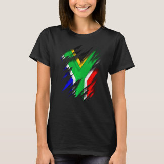Za Zaf Zuid-Afrikaanse vlag van Zuid-Afrika T-shirt