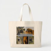 ZA * ZUID-AFRIKA - DE GROTE 5 in KRUGER N.P. Tote Bag (Voorkant)