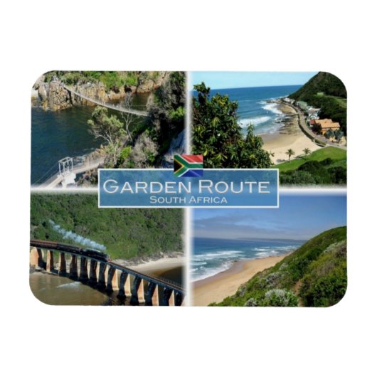 ZA Zuid-Afrika - de route voor de tuin - Magneet (Horizontaal)
