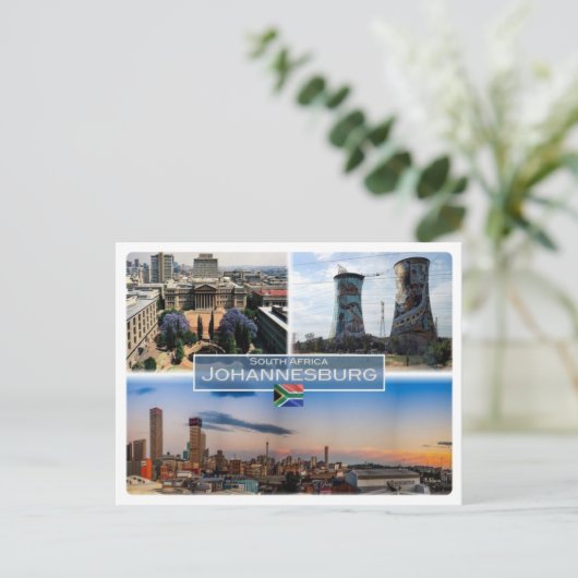 ZA Zuid-Afrika - Johannesburg Joburg - Briefkaart (Staand voorkant)