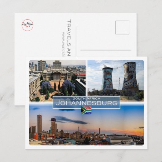 ZA Zuid-Afrika - Johannesburg Joburg - Briefkaart (Voorkant / Achterkant)