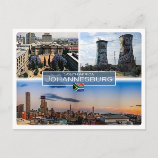 ZA Zuid-Afrika - Johannesburg Joburg - Briefkaart (Voorkant)