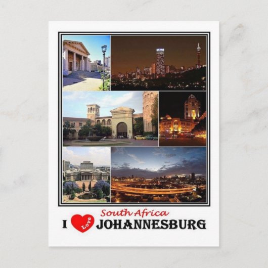 ZA Zuid-Afrika - Johannesburg Joburg - Briefkaart (Voorkant)