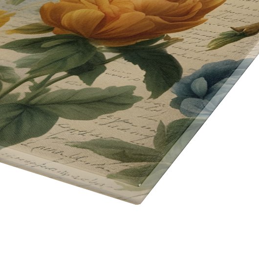 Zaad Catalogus Bloemen Over Script Snijplank (Hoek)