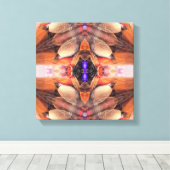 Zaad des levens canvas afdruk (Insitu (Houten vloer))