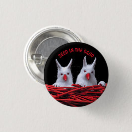 Zaad in de zand-Button Ronde Button 3,2 Cm
