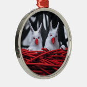 Zaad in de zand metalen ornament (Rechts)