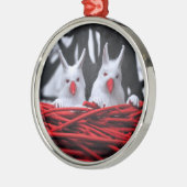 Zaad in de zand metalen ornament (Links)